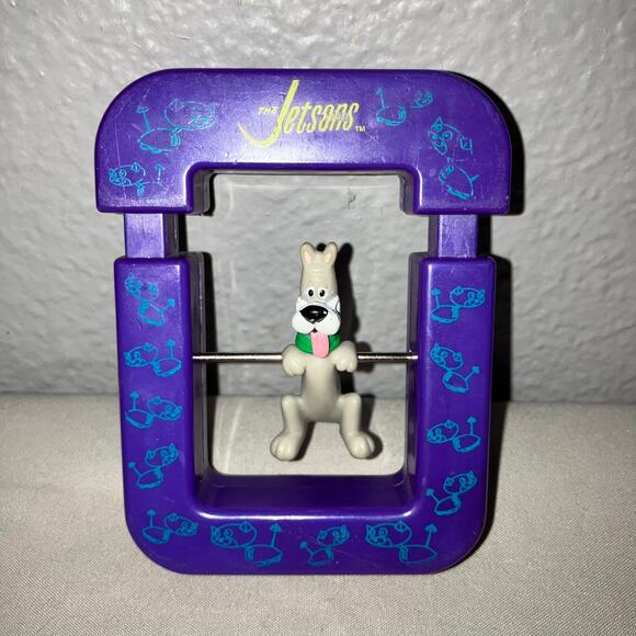 Astro Fidget Spinner The Jetsons 1999 Carl's Jr Kid Meal FF Toy *Used Good Shape - Picture 1 of 4